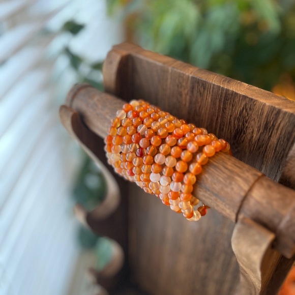 overthemoon2020 Jewelry - Red Agate Bracelet (one)